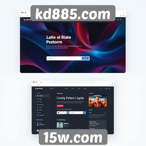 Evolução da interface do usuário no kd885.com